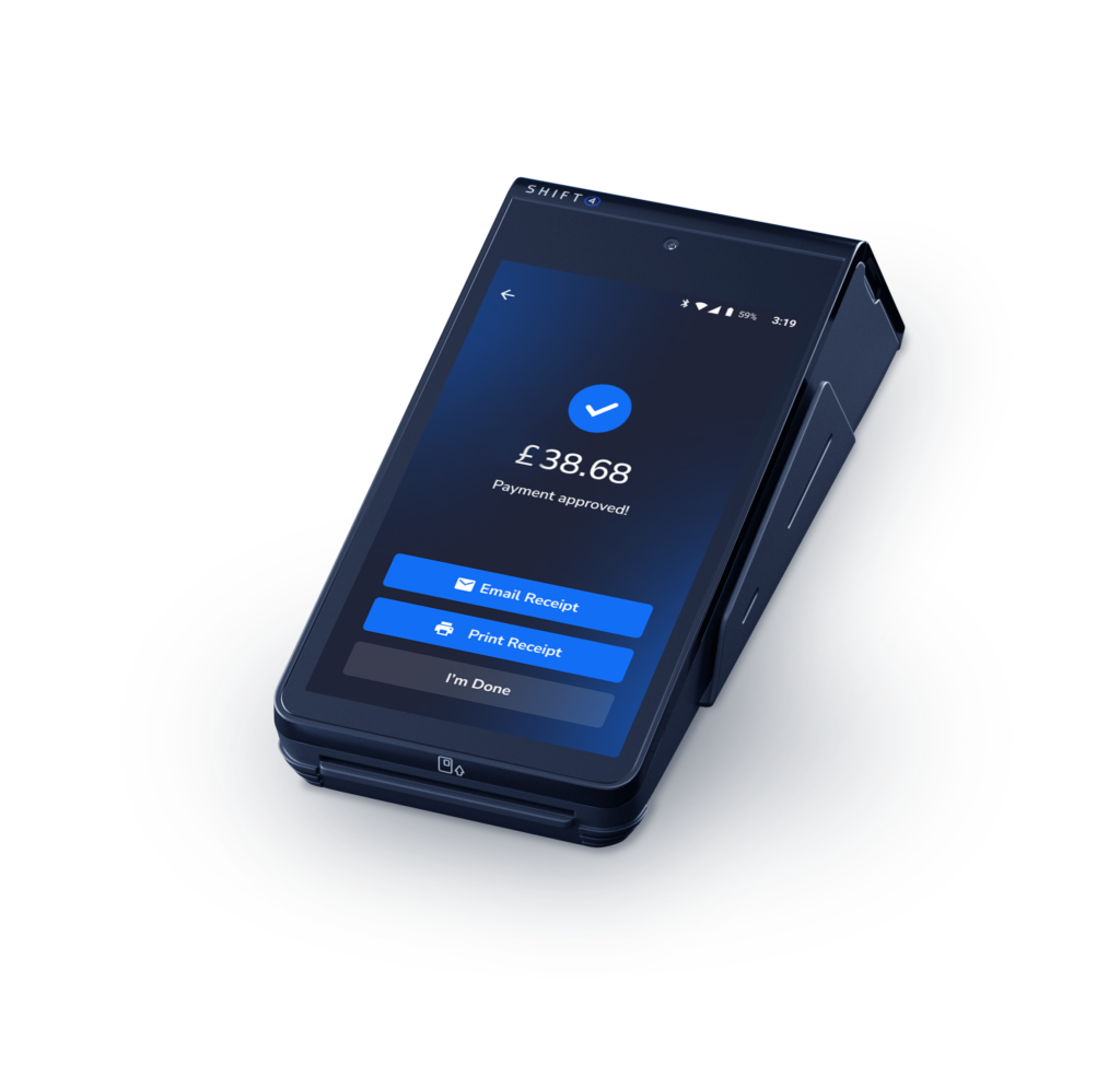Shift4 one portable card machine in Bristol